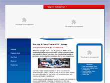Tablet Screenshot of eagletours.com.au